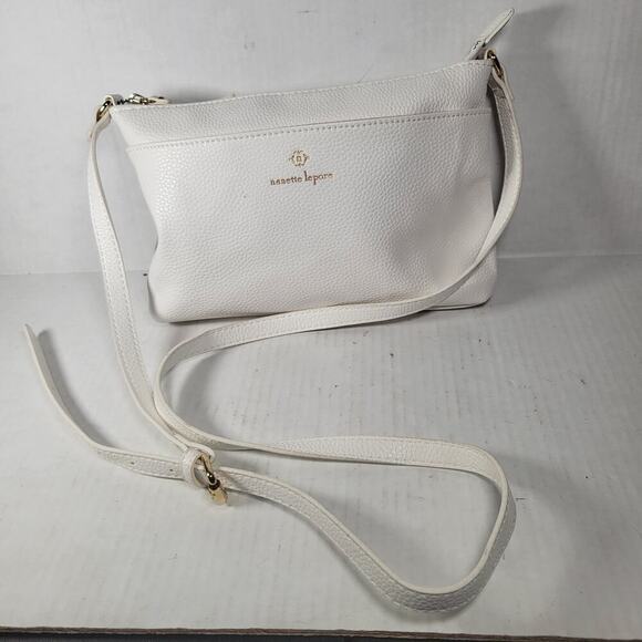 Nanette Lepore White Small Classic Feminine Crossbody Bag - Picture 2 of 11